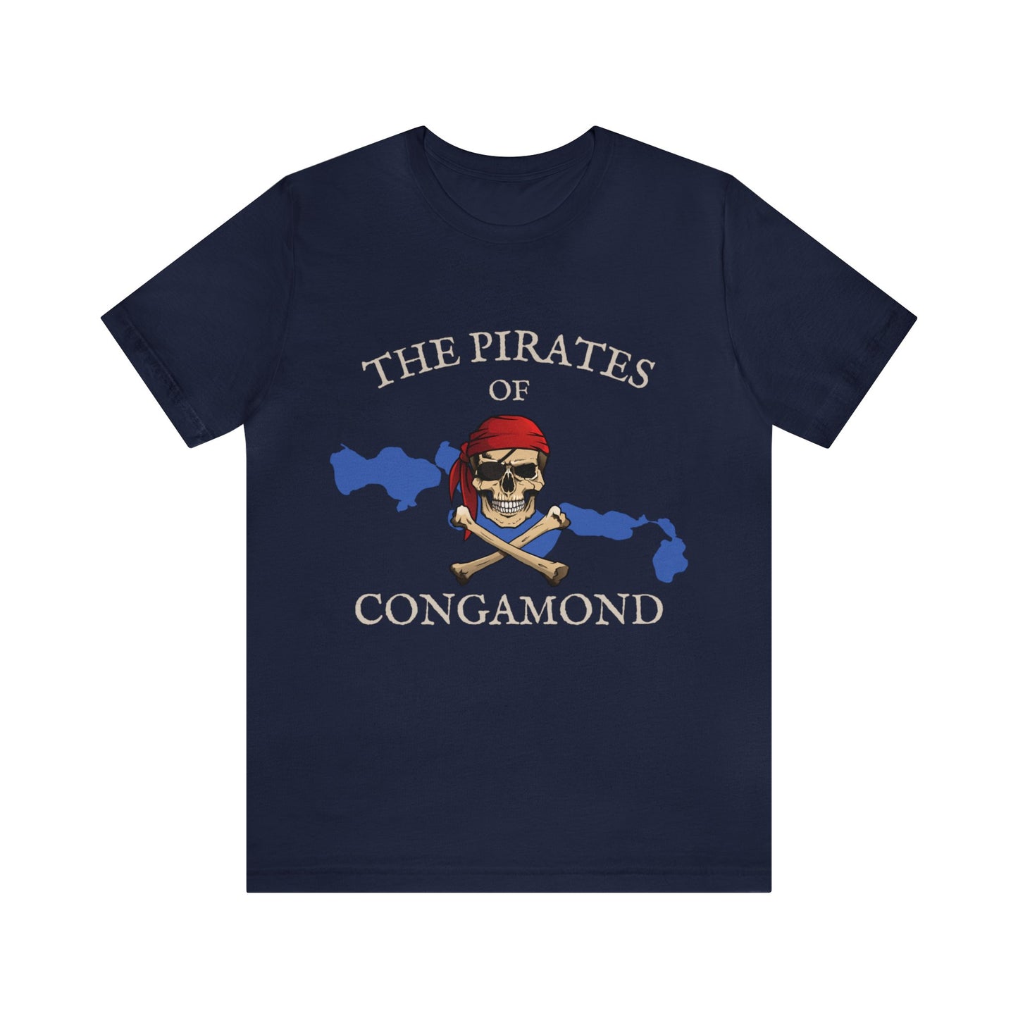 T-shirt - Pirates of Congamond - Skull and Lake