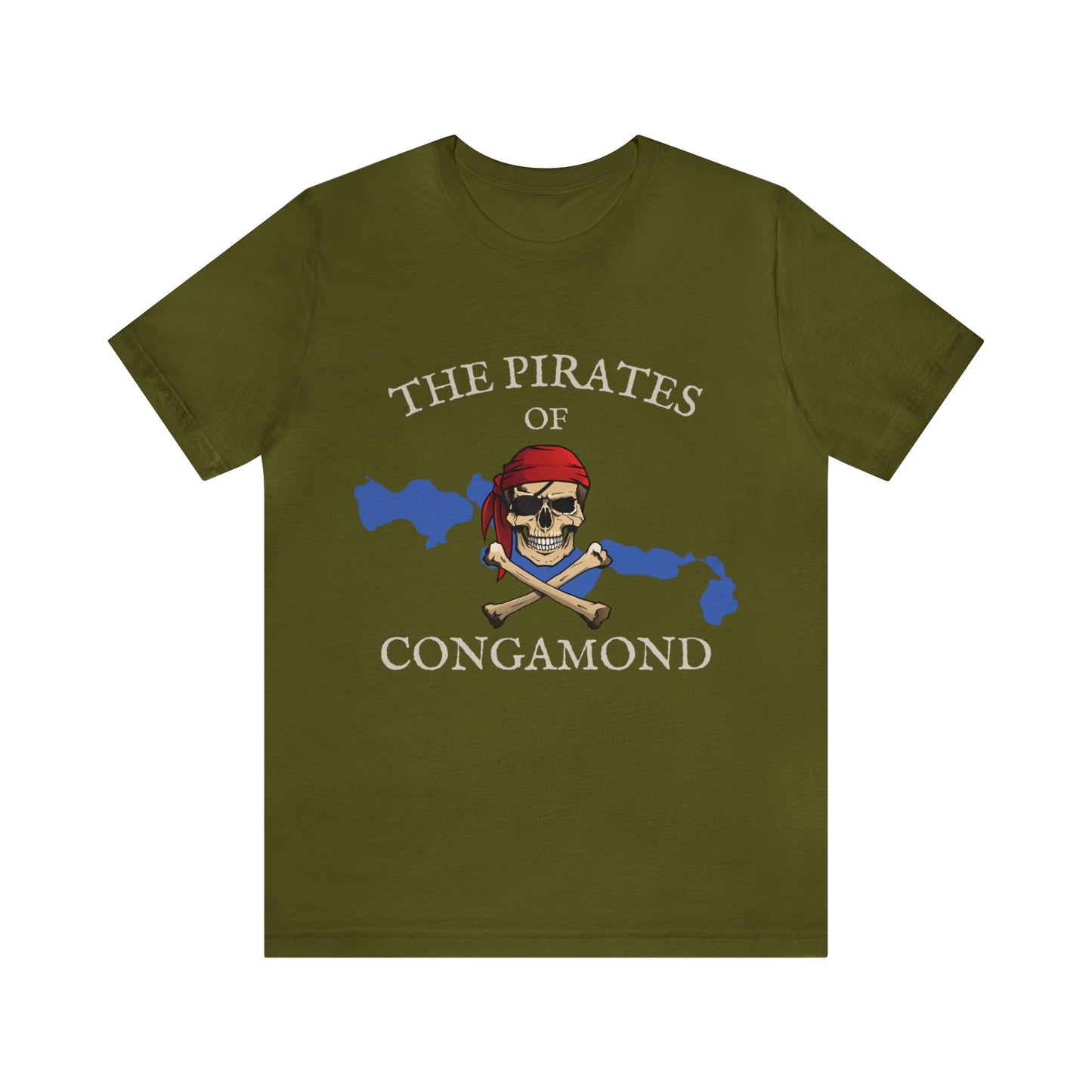 T-shirt - Pirates of Congamond - Skull and Lake