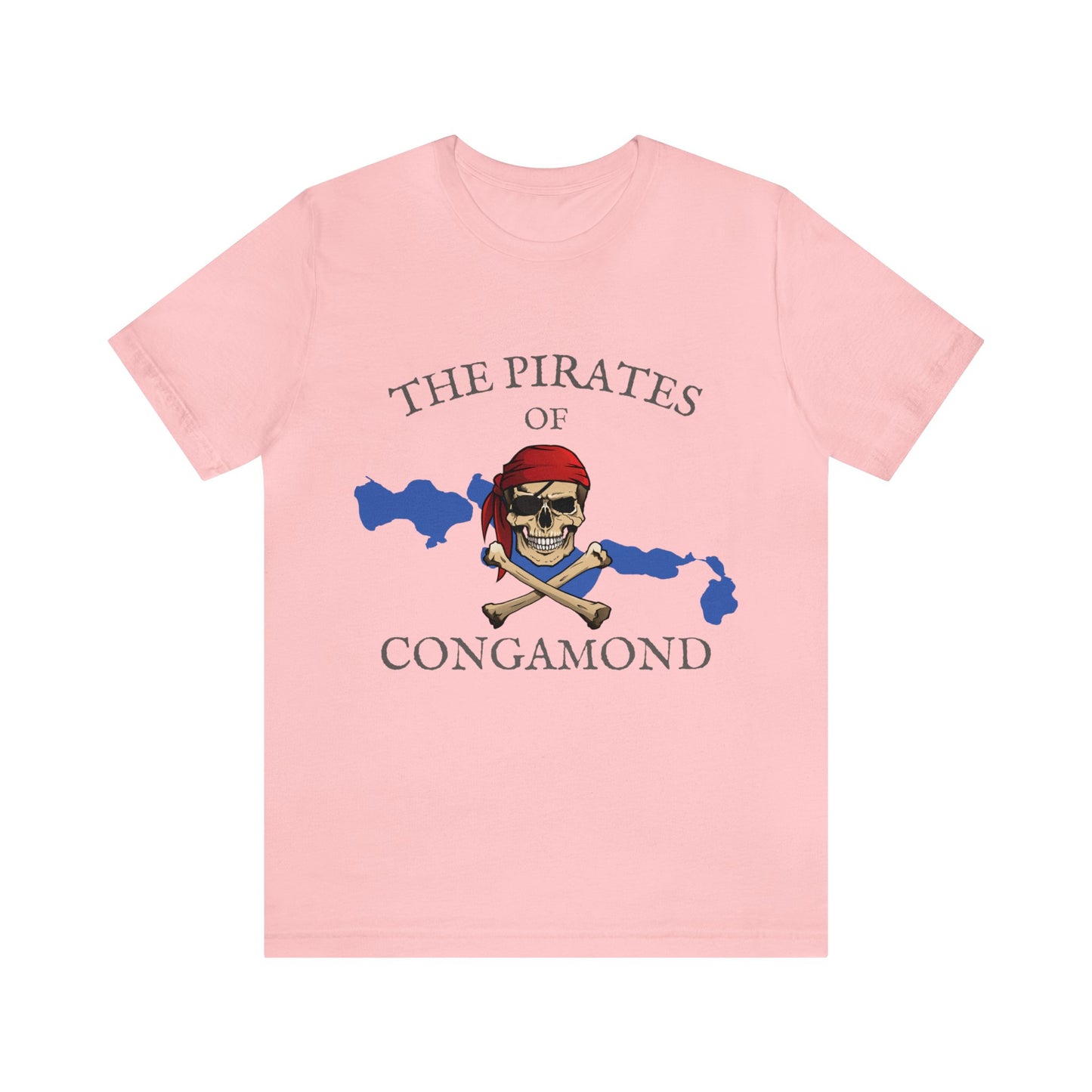 T-shirt - Pirates of Congamond - Skull and Lake