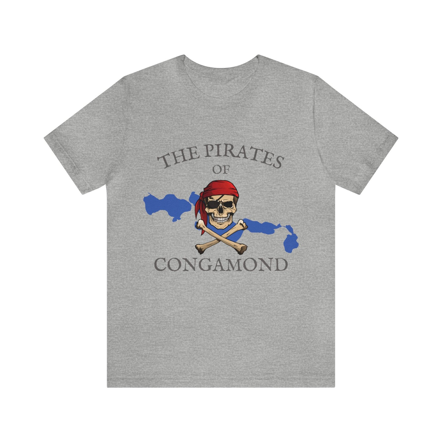 T-shirt - Pirates of Congamond - Skull and Lake