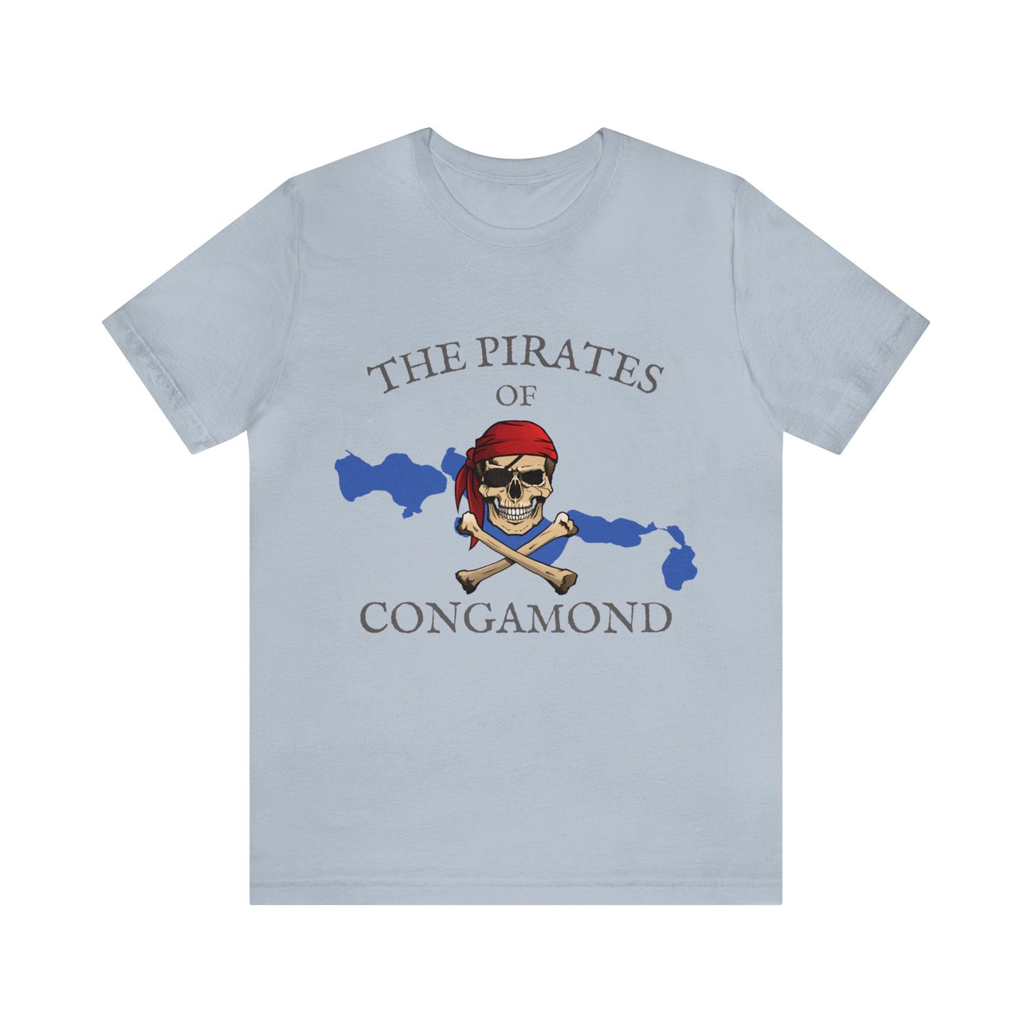 T-shirt - Pirates of Congamond - Skull and Lake