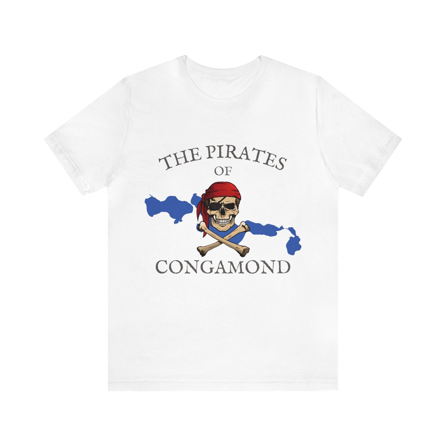 T-shirt - Pirates of Congamond - Skull and Lake