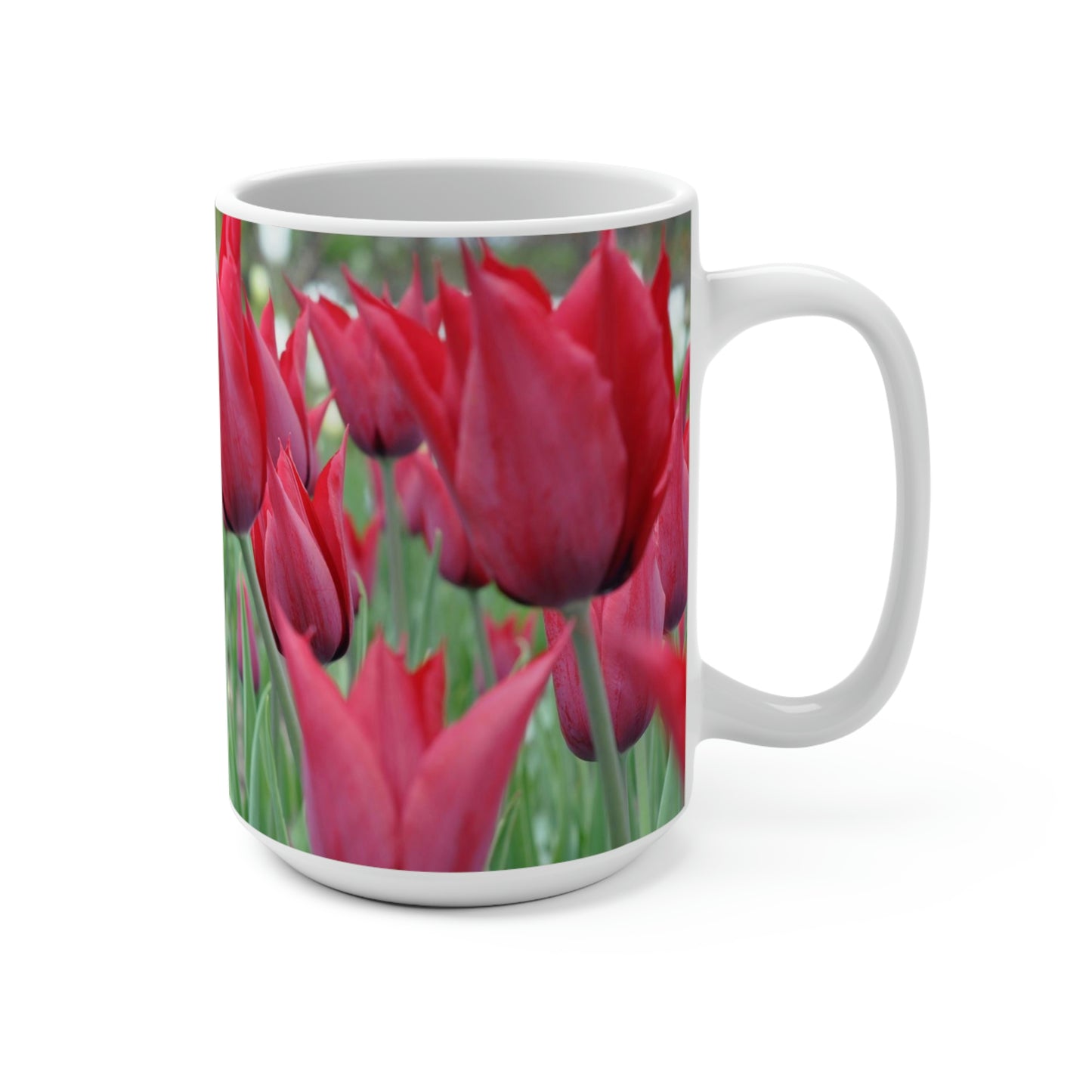 Red Tulip Coffee Mug | Mother's Day Gift | Gift for Her | Tulip Teacup | Flower Coffee Mug | Tulip Gift